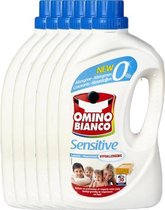 Omino Bianco Sensitive - 6 x 2L (180 wasbeurten) - Vloeibaar wasmiddel - Voordeelverpakking