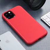 iPhone 11 Eco Hoesje - Flexibel Telefoonhoesje Bio Degradable - Mobiq Flexibel Eco Hoesje rood - Geschikt voor iPhone 11