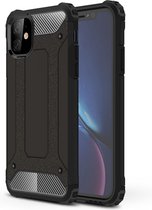 Mobiq - Rugged Armor Case iPhone 11 - zwart