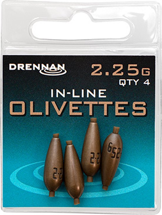 Drennan In-Line Olivette - Lood - 0.9g - Brons van Drennan — afbeelding 4