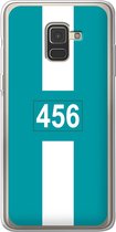 Samsung Galaxy A8 (2018) Hoesje Transparant TPU Case - Octopus Spel Player #ffffff