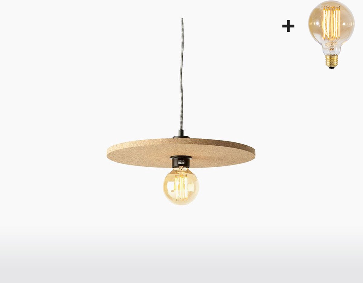 Hanglamp – ALGARVE – Kurk – Naturel - Met LED-lamp