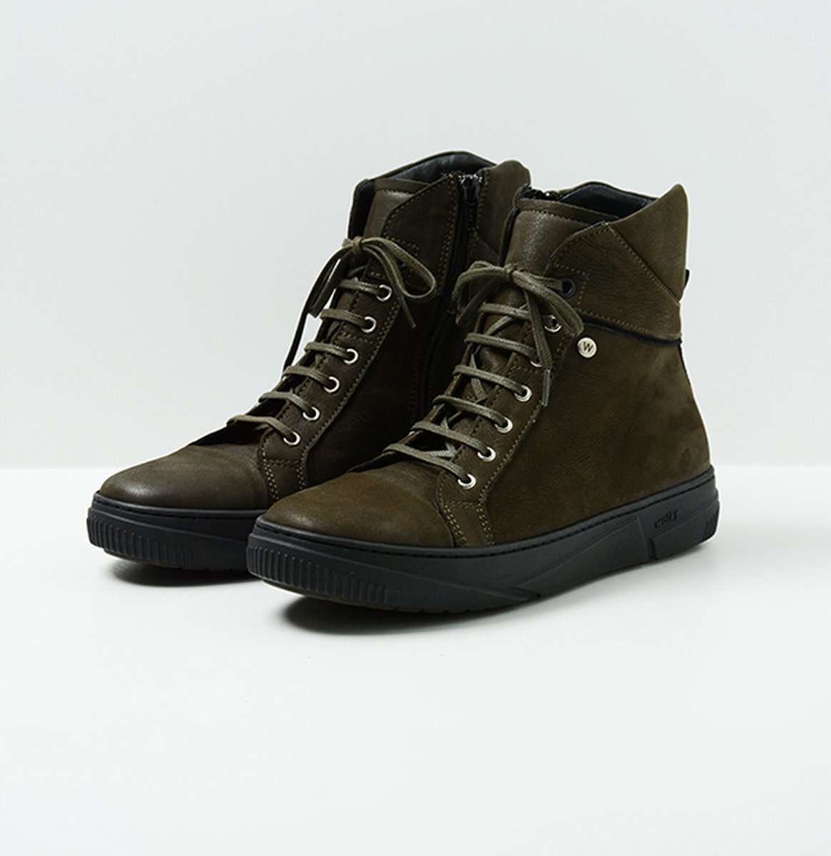 Wolky Wheel - blauw nubuck | Wolkyshop.com