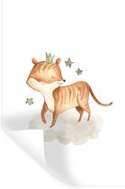 Stickers Stickers muraux - Renard - Animal - Etoiles - 40x60 cm - Film adhésif