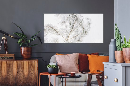 Stickers muraux - Film autocollant - Hiver - Neige - Branches - 120x60 cm - Film adhésif - Stickers muraux Chambre d'enfant - Papier peint autocollant