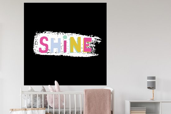 Stickers muraux - Été - Citation - Wit - 120x120 cm - Film Adhésif XXL