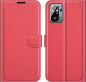 Book Case - Xiaomi Redmi Note 10 4G / 10S Hoesje - Rood