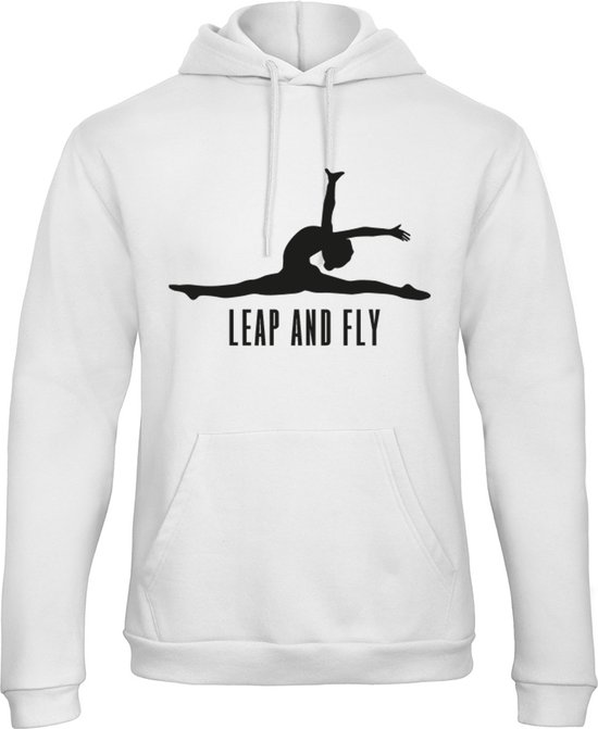 Sparkle\u0026Dream - Trui 'Leap and Fly' Wit - S - voor turnen en gymnastie |  bol.com
