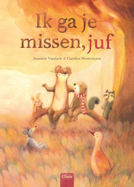 Ik ga je missen, juf - cover