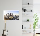 De skyline van downtown cityscape Los Angeles - Foto op Forex - 45 x 30 cm