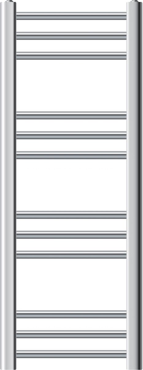 Badkamerradiator Sahara 300x800 mm chroom recht met zijaansluiting