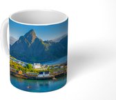Mok - Lofoten met aantal huizen - 350 ML - Beker