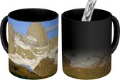 Magische Mok - Foto op Warmte Mok - De Cerro Fitzroy in het ochtendlicht - 350 ML