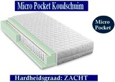 1-Persoons Matras -MICRO POCKET Koudschuim HR45 7 ZONE 25 CM  - Zacht ligcomfort - 70x200/25