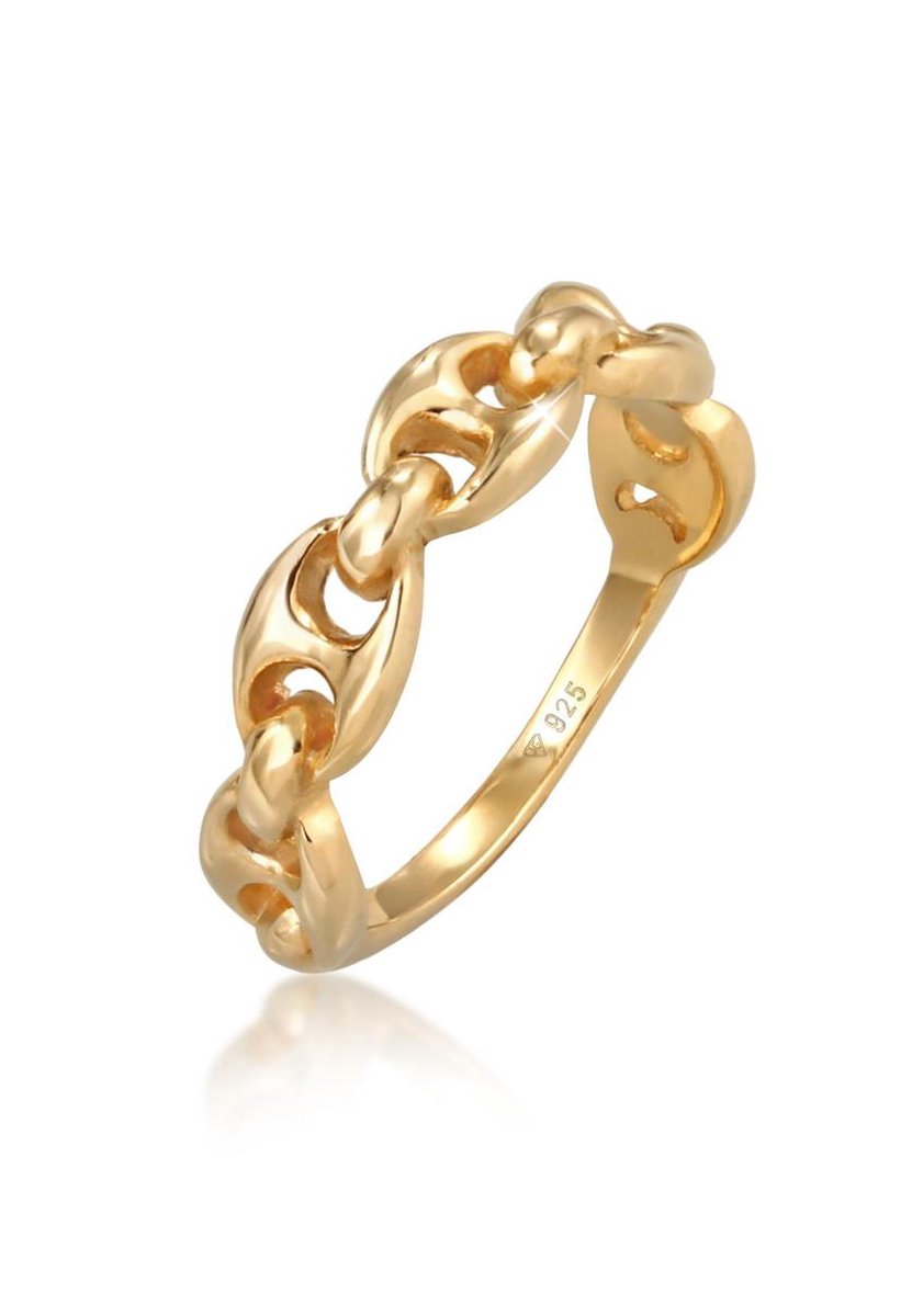 Elli - Ring - Dames Band Ring Maritiem Schip Anker Ontwerp Trend in 925 Sterling Zilver - Dames