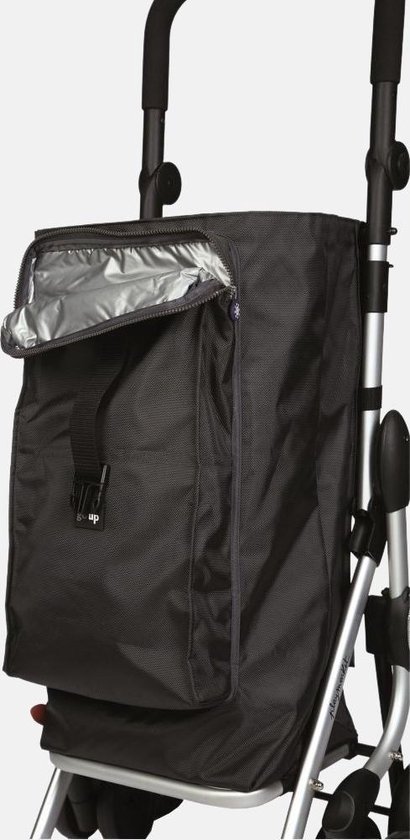 Playmarket boodschappentrolley Go Up zwart