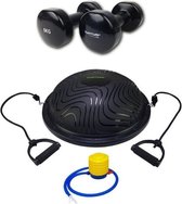 Tunturi - Fitness Set - Balanstrainer - Balance Trainer & 2 x 5 kg Gewichten