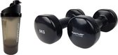 Tunturi - Fitness Set - Vinyl Dumbbell 2 x 5 kg - Shakebeker