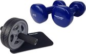 Tunturi - Fitness Set - Vinyl Dumbbell 2 x 4 kg  - Trainingswiel