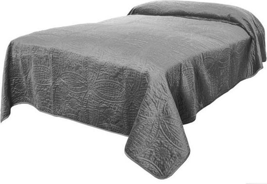 Unique Living - Bedsprei Veronica 170x220cm grey