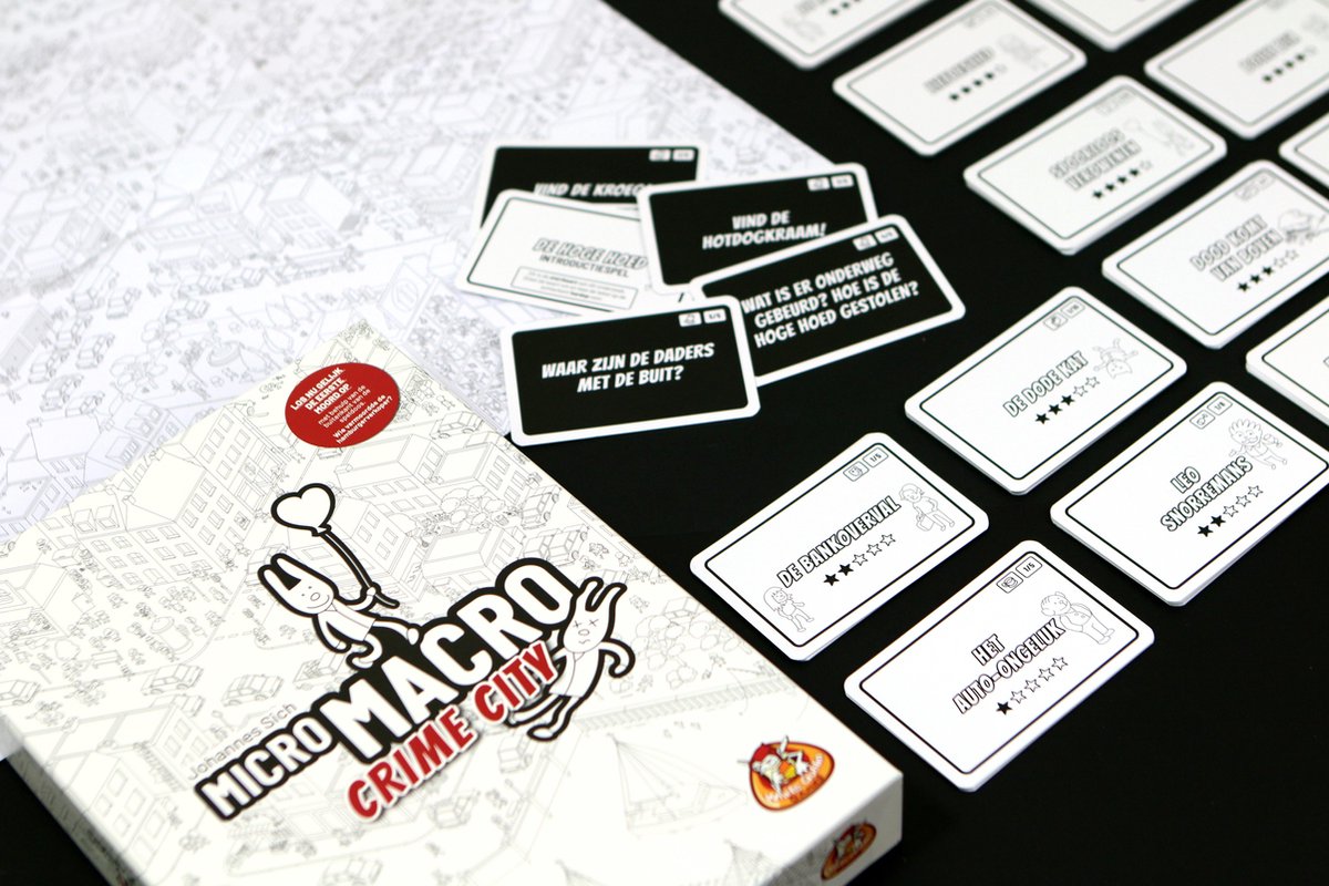 White Goblin Games - MicroMacro: Crime City - Coöperatiefspel - 1 tot 4 spelers - Samenwerken - los nu 16 misdaden op - Vanaf 10 jaar — afbeelding 18