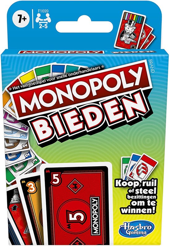 Monopoly Bieden - Kaartspel | | bol.com