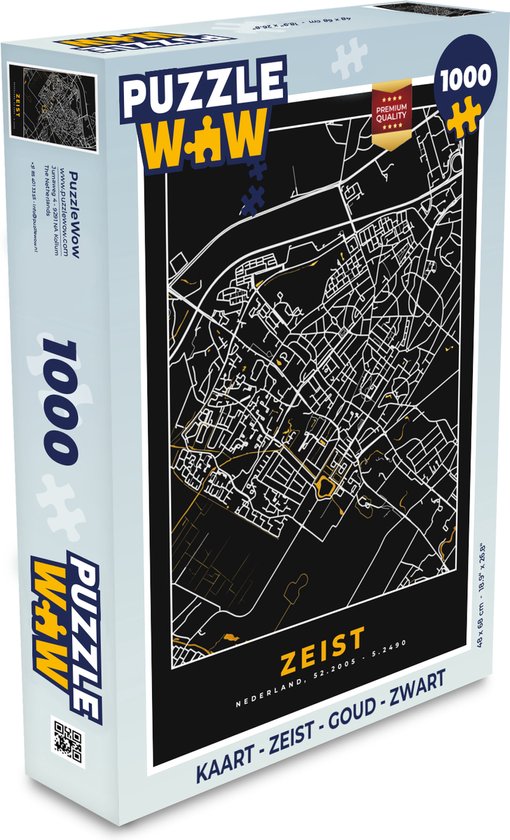 Puzzle Plan d'étage - Zeist - Or - Zeist - Jigsaw Puzzle - Puzzle 1000 pièces adultes