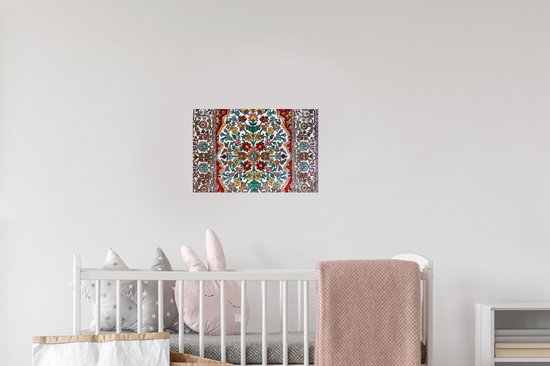 Stickers muraux - Tapis Persan - Tapis - Motifs - Couleurs - 30x20 cm - Film Adhésif