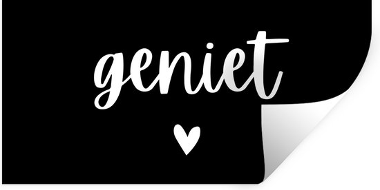 Stickers muraux - Citations - Enjoy - Proverbes - 80x40 cm - Film adhésif