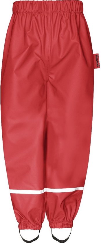 Playshoes - Regenbroek met Fleece voering voor kinderen - Rood - maat 98cm