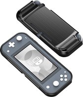 Geschikt voor Nintendo Switch Lite Hoesje Geborsteld TPU Flexibele Cover Zwart