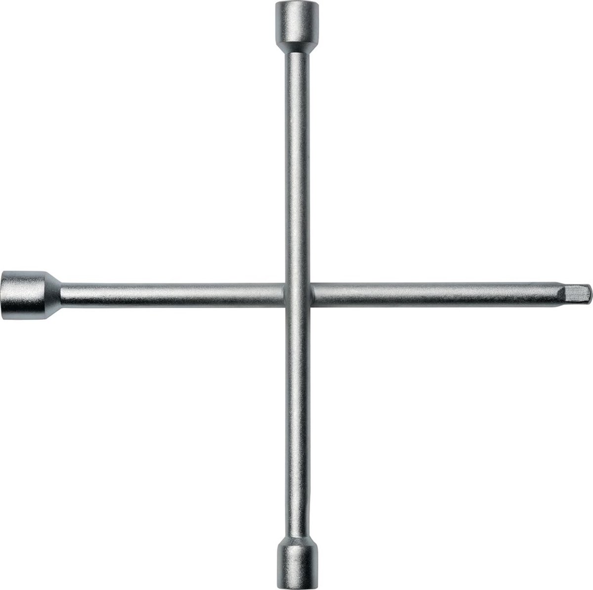 Promat kruissleutel - 17x19x22x12.5 mm - 350x350 mm - 4000823665| Afname Per: 1 Stuk| EAN: 4015448652335 | Merk: PROMAT | Korte beschrijving: Voor auto's/transporters enz. · verzinkt