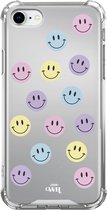 xoxo Wildhearts case voor iPhone 7/8 SE - Smiley Colors - xoxo Wildhearts Mirror Cases