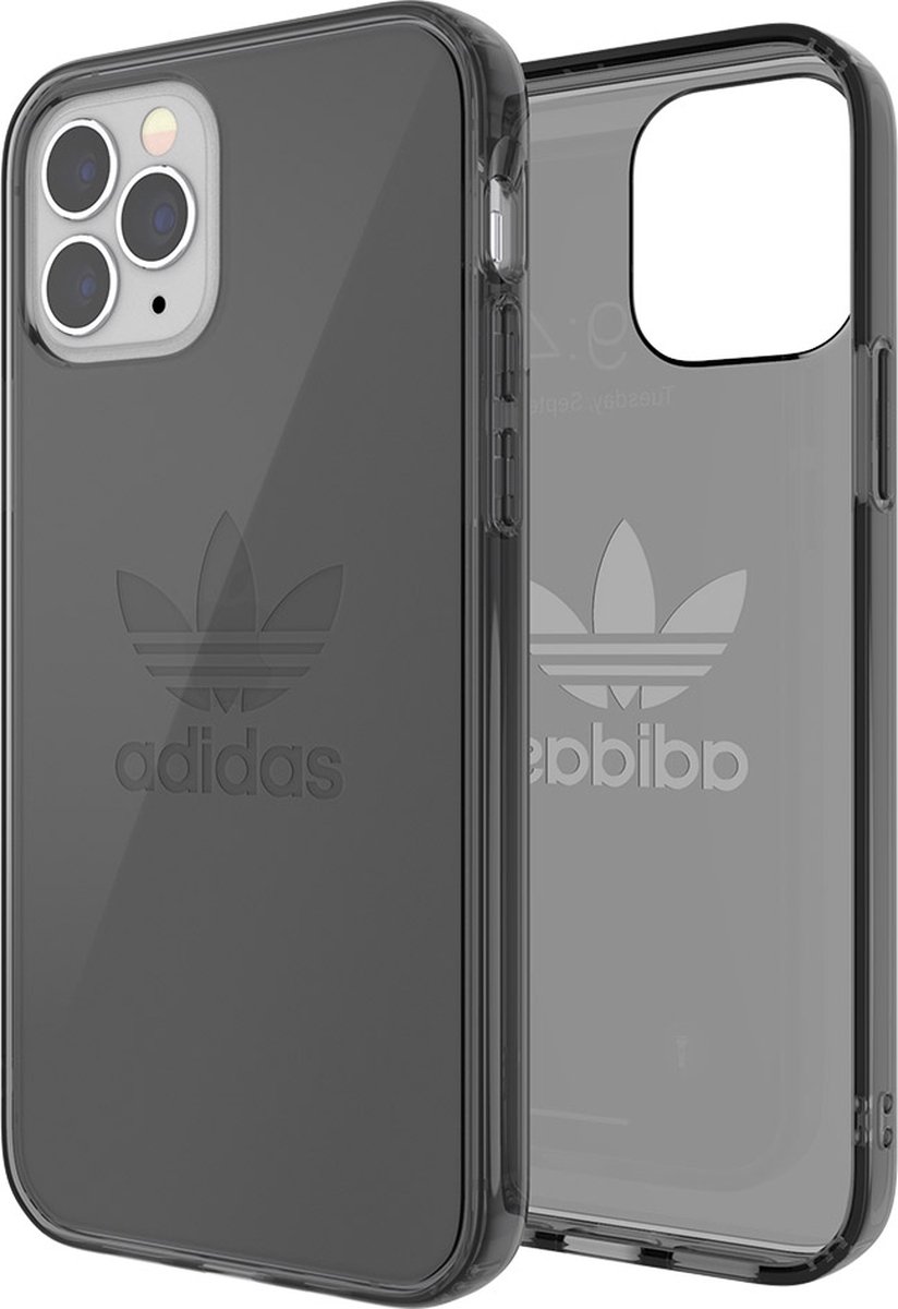 adidas Protective Clear Case TPU en PC hoesje voor iPhone 12 Pro Max - zwart