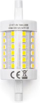 LED Lamp - Igia Trunka - R7S Fitting - 8W - Helder/Koud Wit 6500K - Glas