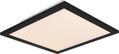 LED Plafondlamp - Plafondverlichting - Torna Tirus - 14W - Aanpasbare Kleur - Afstandsbediening - Dimbaar - Vierkant - Mat Zwart - Aluminium