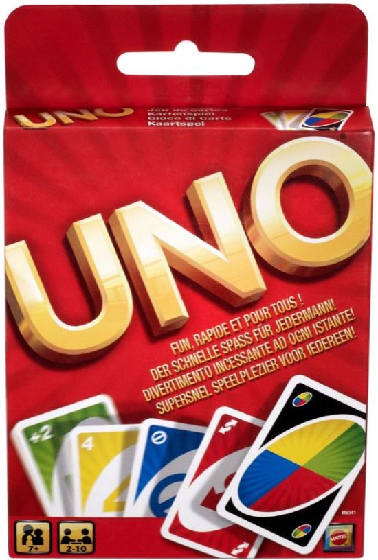 Afbeelding van het spel Mattel Kaartspel Uno Karton Rood