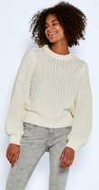Noisy may Trui Nmtan L/s O-neck Knit Dd 27019560 Sugar Swizzle Dames Maat - S