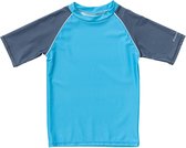 Snapper Rock - UV Rash Top voor kinderen - Korte mouw - Aqua Slate - maat 152-158cm