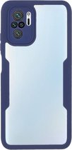 Xiaomi Redmi Note 10/10S Hoesje Full Protect 360° Cover Hybride Blauw