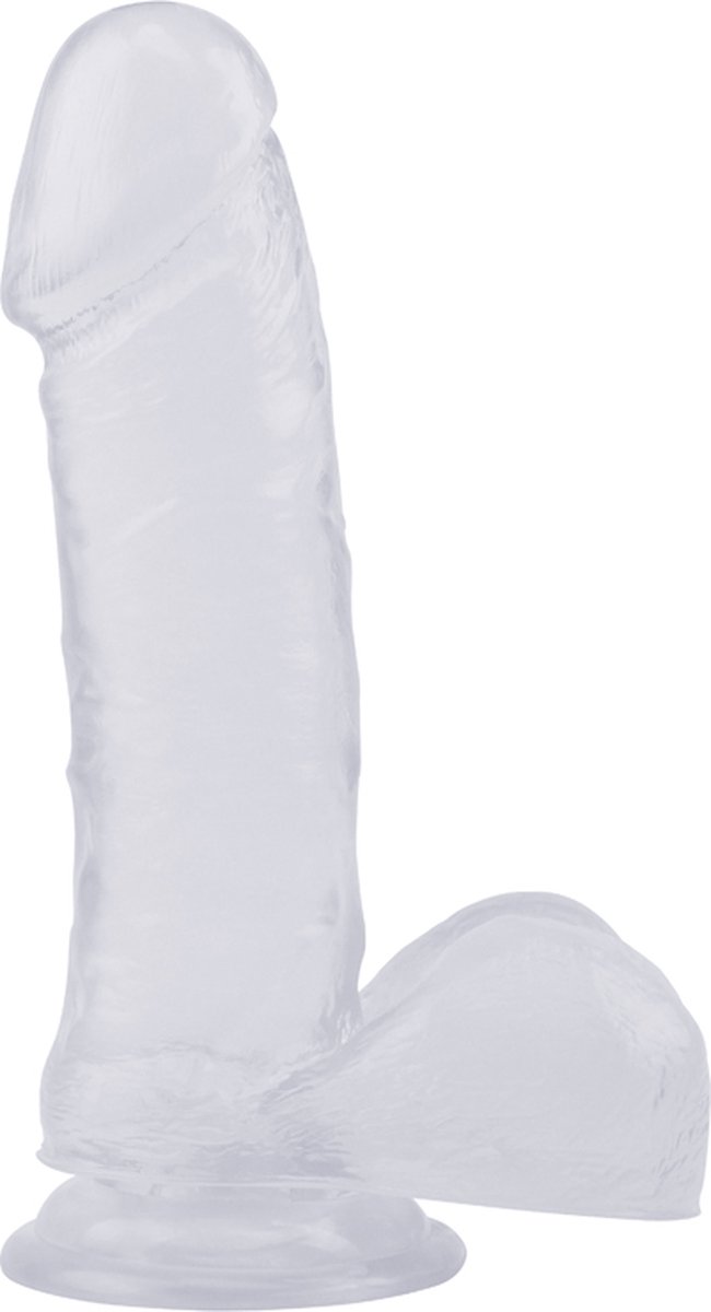 Goedkoopste Dildo met zuignap 19, 5 cm - transparant