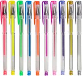 20x stylos gel de couleur néon et métallisé - Fournitures créatives - Fournitures scolaires