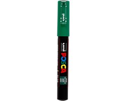 Krijtstift – Fineliner – Universele Marker – 6 Donkergroen – Uni Posca Marker – PC-1M – 0,7mm – 1 stuk