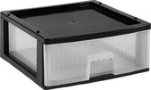 Hega Opbergbox Eiffel Stapelbaar 23 Liter 38 X 38 X 16 Cm Zwart