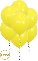 Gele Helium Ballonnen Verjaardag Versiering Feest Versiering Ballon Geel Decoratie - 100 Stuks