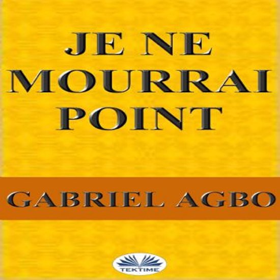 Je Ne Mourrai Point - cover