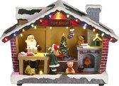 Luville - Santa toy shop with fireplace adapter included - Kersthuisjes & Kerstdorpen