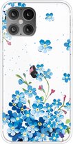 Apple iPhone 12 Hoesje - Mobigear - Design Serie - TPU Backcover - Star Flower - Hoesje Geschikt Voor Apple iPhone 12