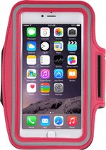 Apple iPhone 6/6s Plus Hoesje - Mobigear - Serie - Neopreen Sportarmband - Rood - Hoesje Geschikt Voor Apple iPhone 6/6s Plus