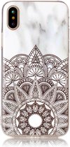 Apple iPhone X/10 Hoesje - Mobigear - Marble Serie - TPU Backcover - Mandala - Hoesje Geschikt Voor Apple iPhone X/10